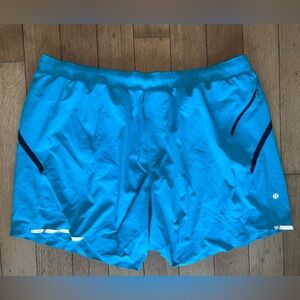 Bright Blue LuLu Lemon 5” Shorts